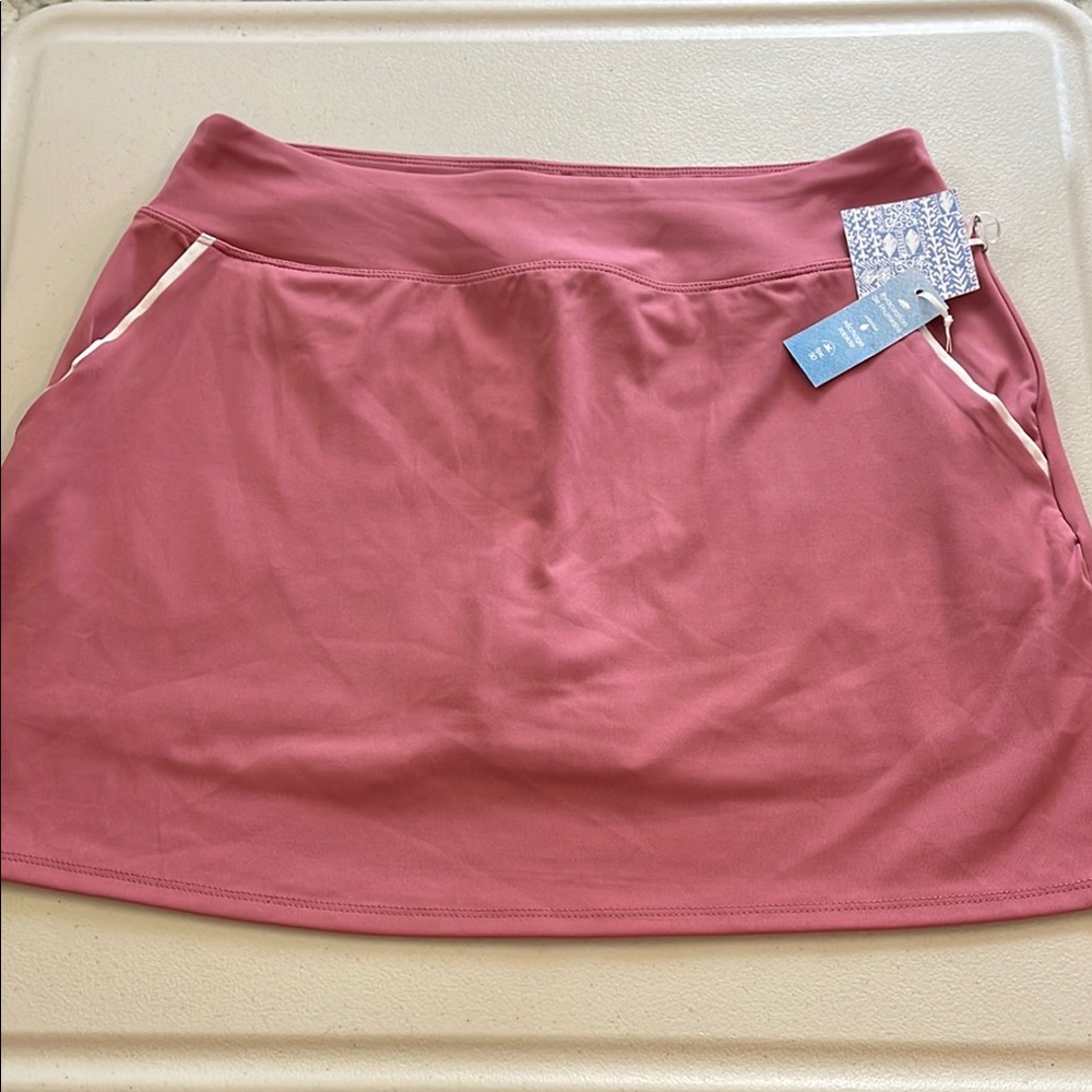 Sigrid Olsen Pink Skater Mini Skirt
